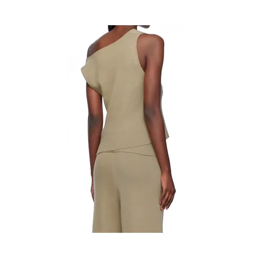 Strapless Seamed T-Shirt