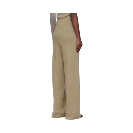 Ribbed Knitted Casual Pants