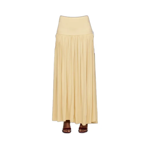 Pleated Half-Length Skirt
