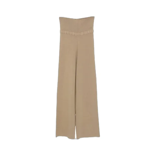 Ribbed Knitted Trousers