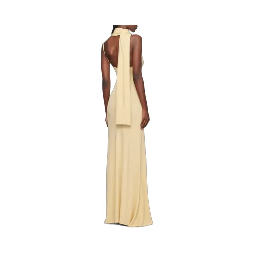 Wisp Halterneck Draped Maxi Dress