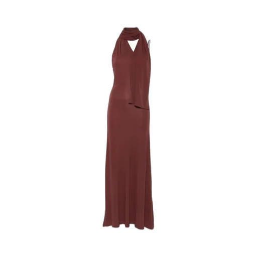 Long-Sleeved Wrap-Around Dress
