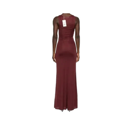Round-Neck Long Dress