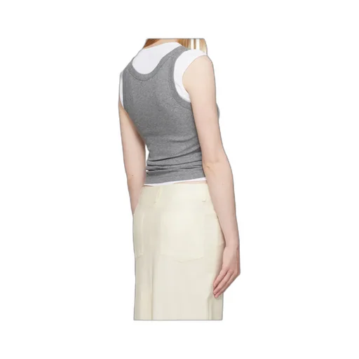 Scoop Neck Ribbed Tank Top