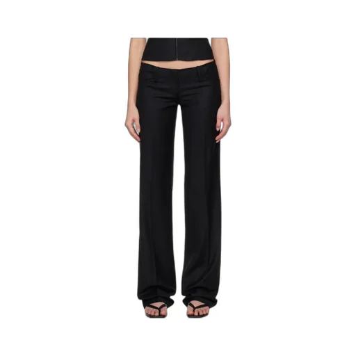 Casual Pants With Belt Loops
