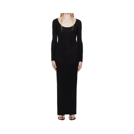Scoop-Neck Maxi Dress