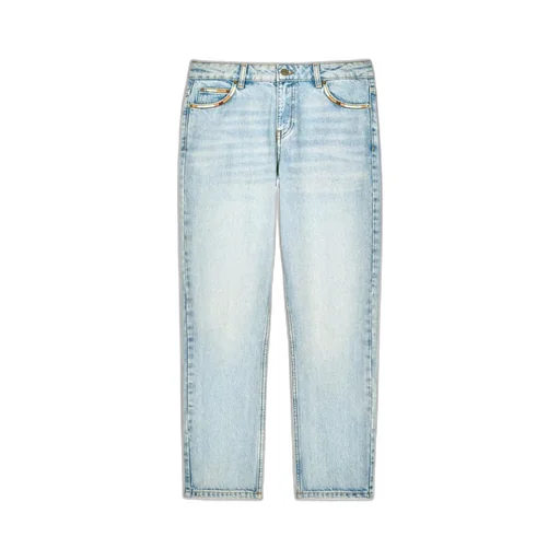 Belt Loop Denim Trousers