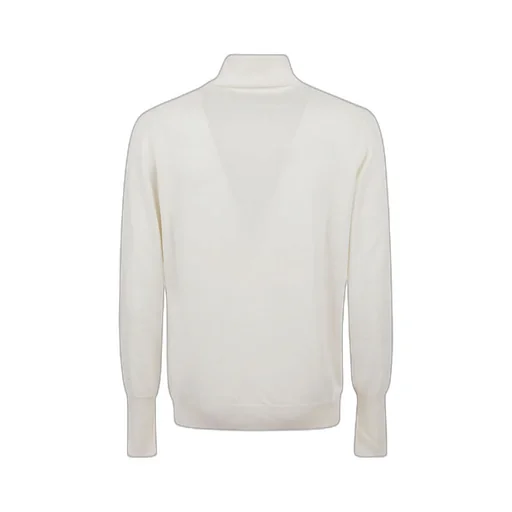 Logo-Embroidered Roll-Neck Cashmere Jumper