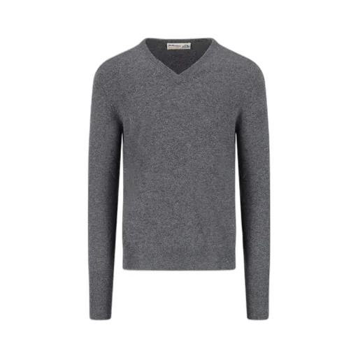 V-Neck Knitted Jumper