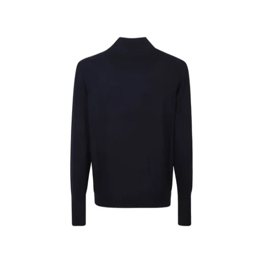 Mock-Neck Knitted Jumper