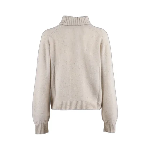 Turtleneck Diamond-Pattern Sweater