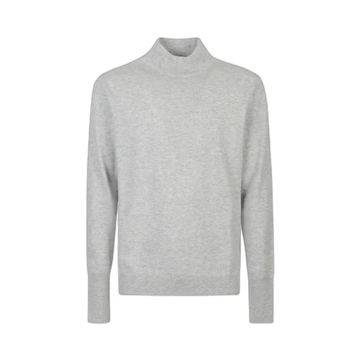 Mock-Neck Knitted Jumper