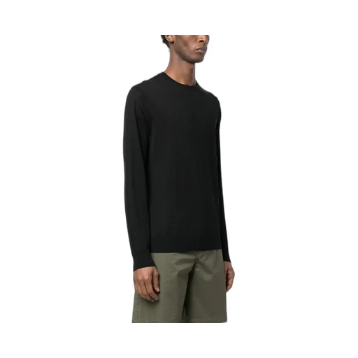 Fine-Knit Wool Crew-Neck Jumper