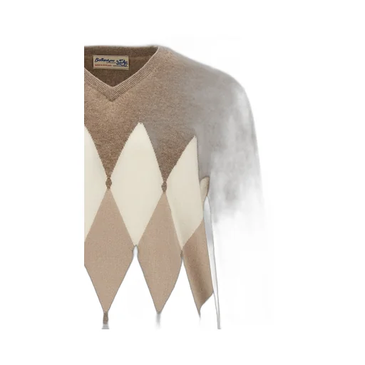 V-Neck Long-Sleeved Sweater