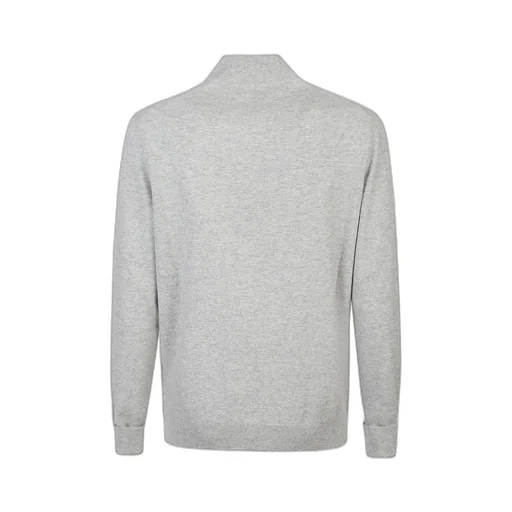 Mock-Neck Knitted Jumper