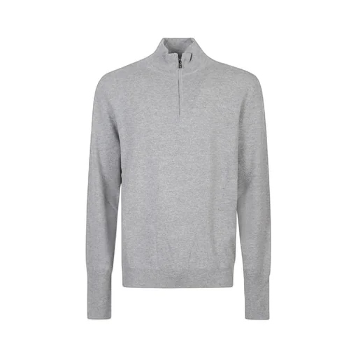Half-Zip Knitted Jumper
