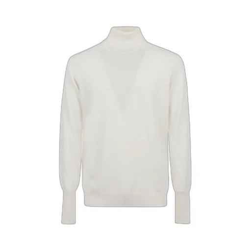 Logo-Embroidered Roll-Neck Cashmere Jumper