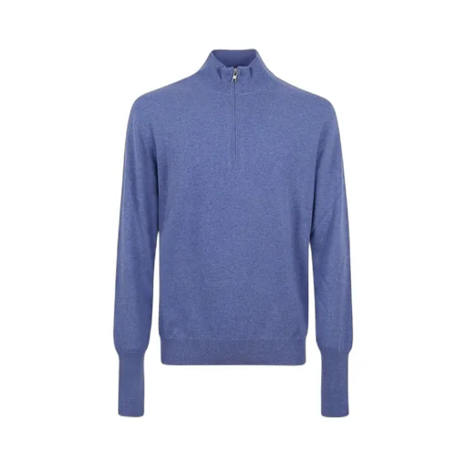 Half-Zip Knitted Jumper