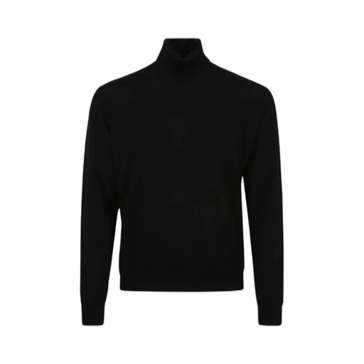 Roll-Neck Knitted Jumper