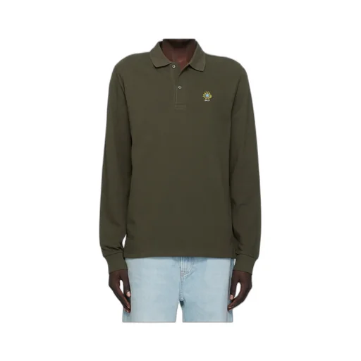 Long Sleeve Badge Logo Polo Shirt