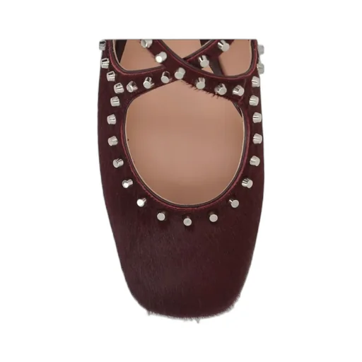 Square-Toe Ballet Flats