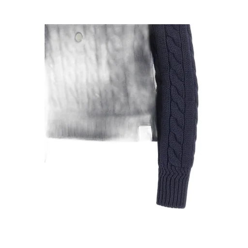 Logo Patch Buttoned Jumper
