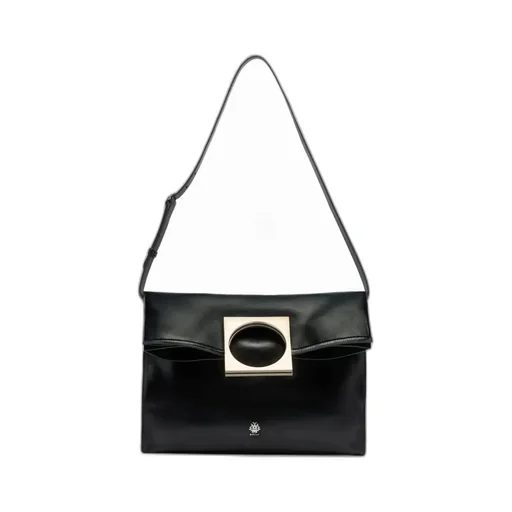 Anni Foldable Leather Tote Bag