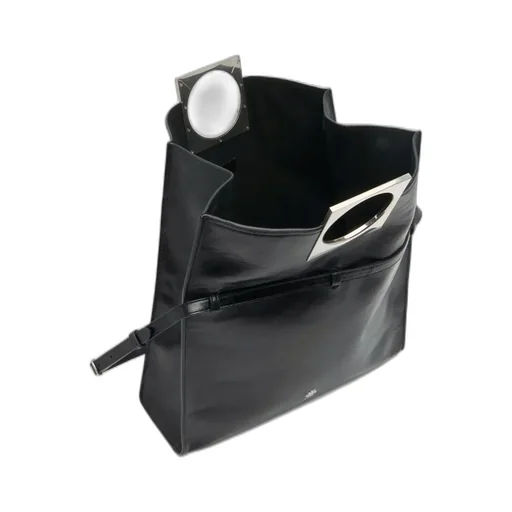 Anni Foldable Leather Tote Bag