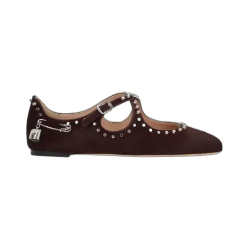 Square-Toe Ballet Flats