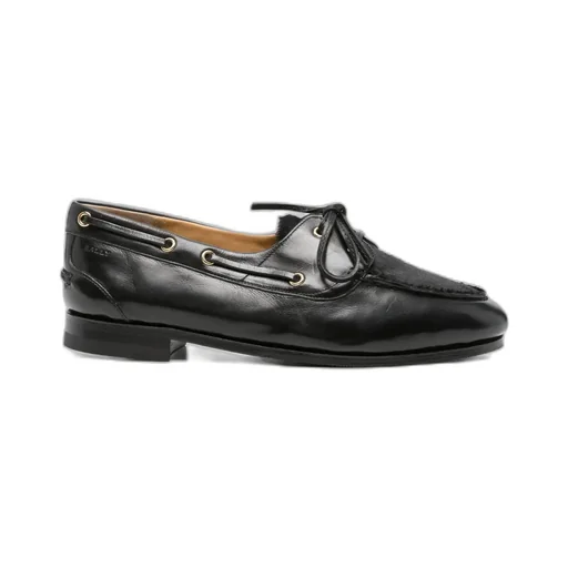 Leather Lace-Up Loafers