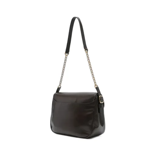 Buckle-Fastening Shoulder Bag