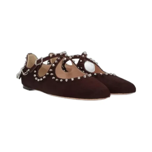 Square-Toe Ballet Flats