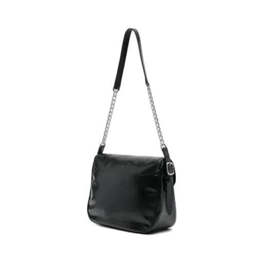 Buckle-Fastening Shoulder Bag