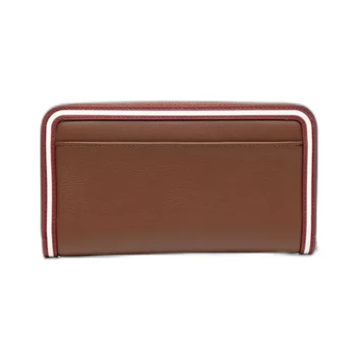 Logo Embossed All-Around Zipped Wallet