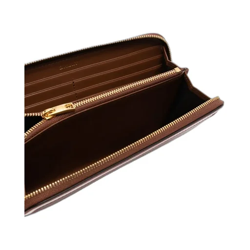 Logo Embossed All-Around Zipped Wallet
