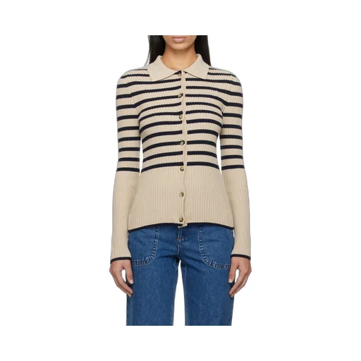 Striped Knit Cardigan