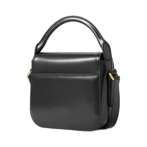 Logo Printed Top Handle Bag