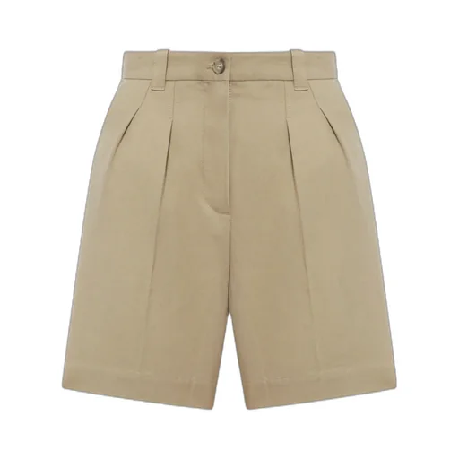 Pleat Linen Shorts