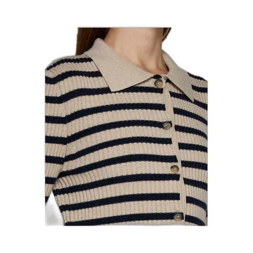 Striped Knit Cardigan