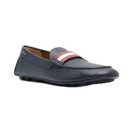 Striped Slip-On Loafers