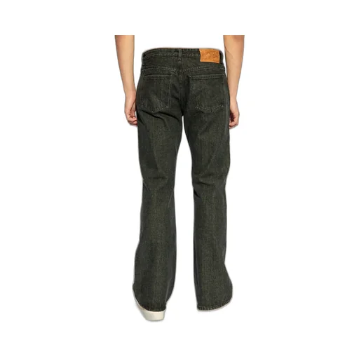 Mid-Rise Straight-Leg Jeans
