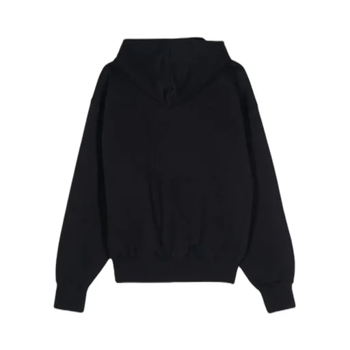 Long-Sleeved Logo Embroidered Hoodie