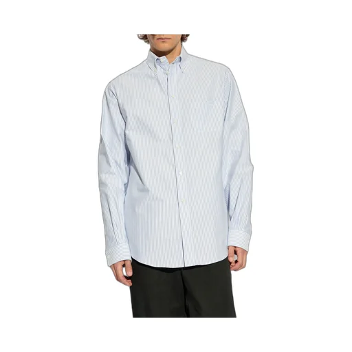 Long Sleeved Striped Buttoned Shirt