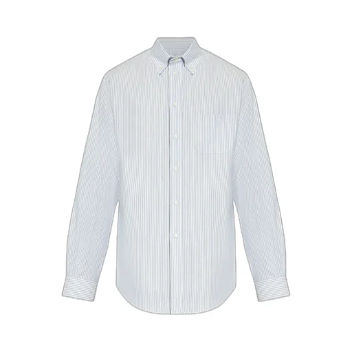 Long Sleeved Striped Buttoned Shirt