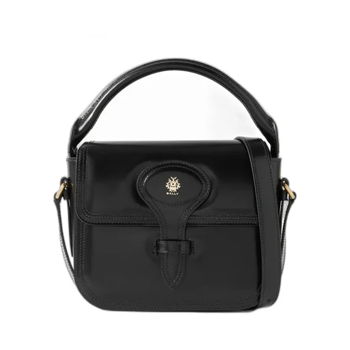 Logo Printed Top Handle Bag