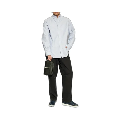 Long Sleeved Striped Buttoned Shirt