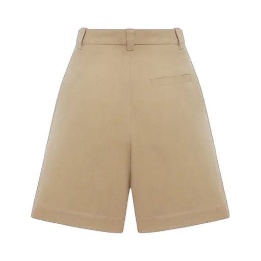 Pleat Linen Shorts
