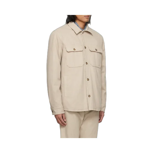 Long Sleeved Buttoned Overshirt