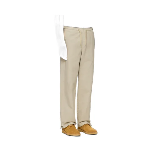 Wide-Leg Drawstring Track Pants