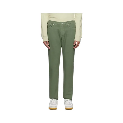 Mid-Rise Tapered Jeans
